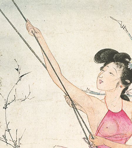 雨花-胡也佛的仕女画和最知名的金瓶梅秘戏图